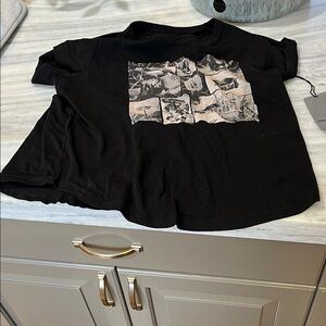 Zadig & Voltaire Black Graphic T-Shirt
